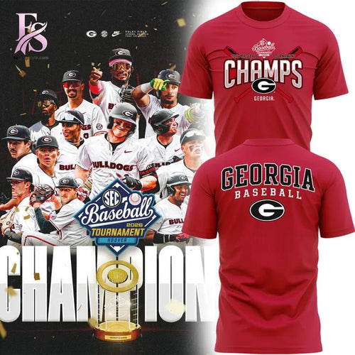 2026 Georgia Baseball Tournament Champs T-Shirt