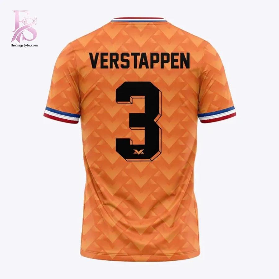 2026 Max Verstappen x Netherlands Football Shirt