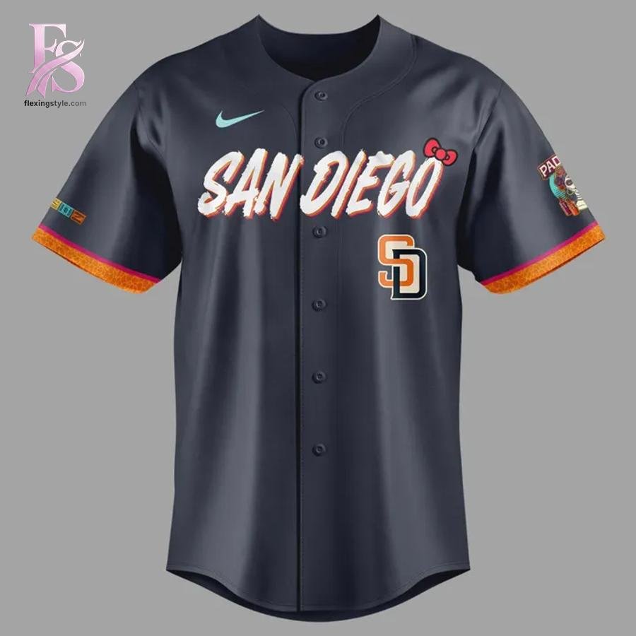 2026 San Diego Padres x Hello Kitty City Connect Baseball Jersey