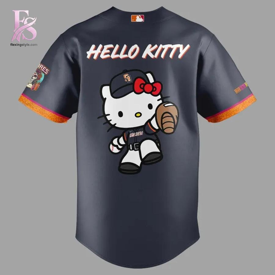 2026 San Diego Padres x Hello Kitty City Connect Baseball Jersey