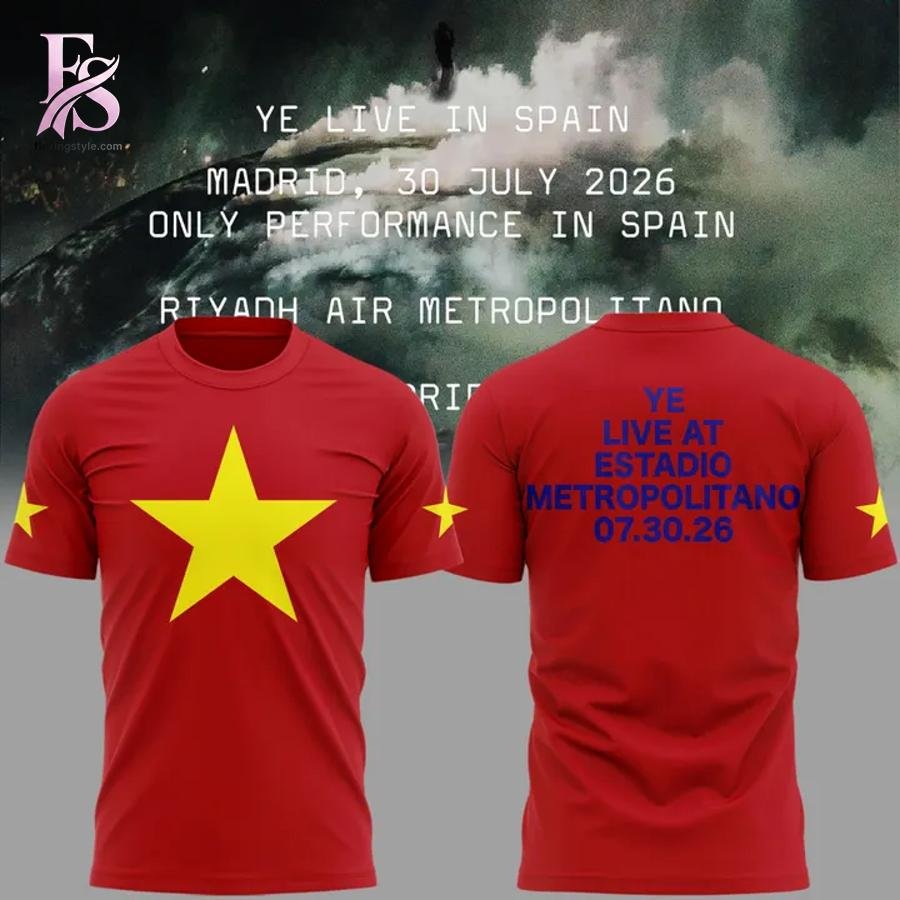2026 Ye Live Concert Tour SPAIN MADRID T-shirt