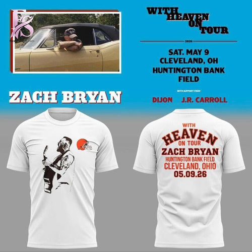 2026 Zach Bryan x Cleveland Browns T-Shirt