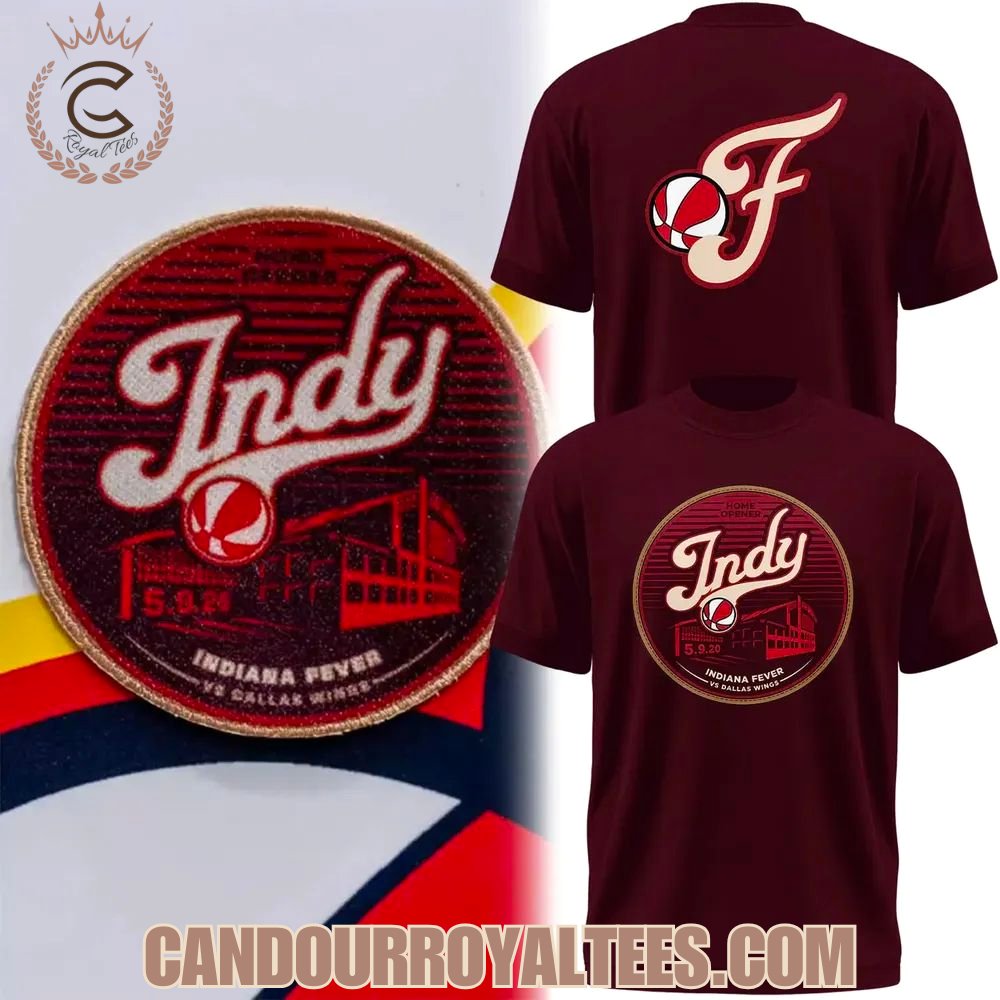 2026 Indiana Fever Home Game Fever Patch T-Shirt