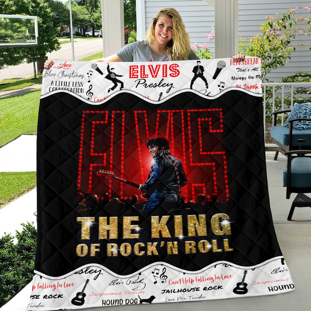 Elvis Presley Quilt Blanket 1- HOATT 1133