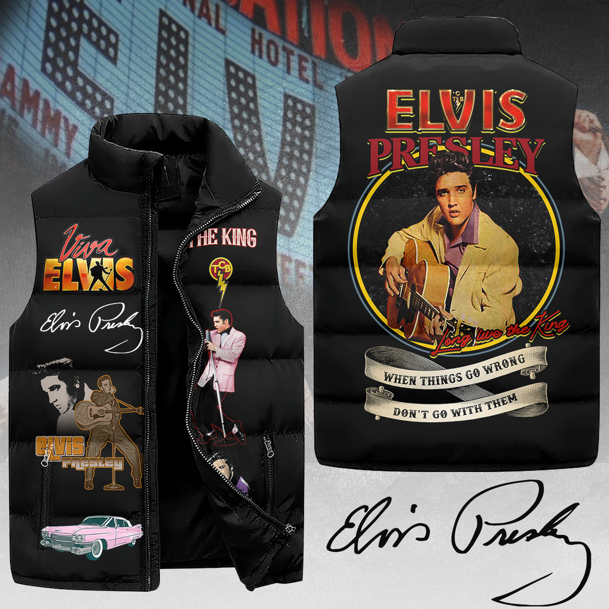Elvis Presley Custom Shape 1-sided Acrylic Car Ornament – MAITM 6154