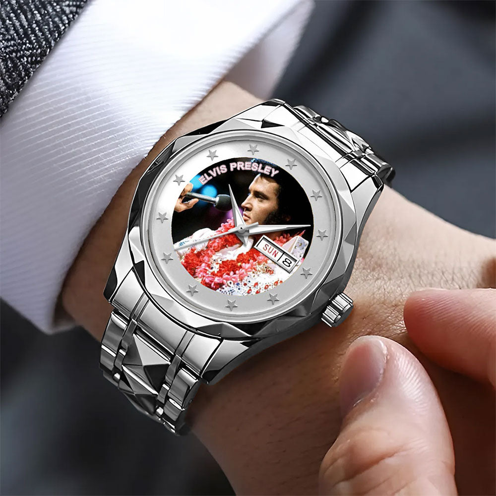 Elvis Presley Alloy Luxury Quartz Watch – MAITM12682