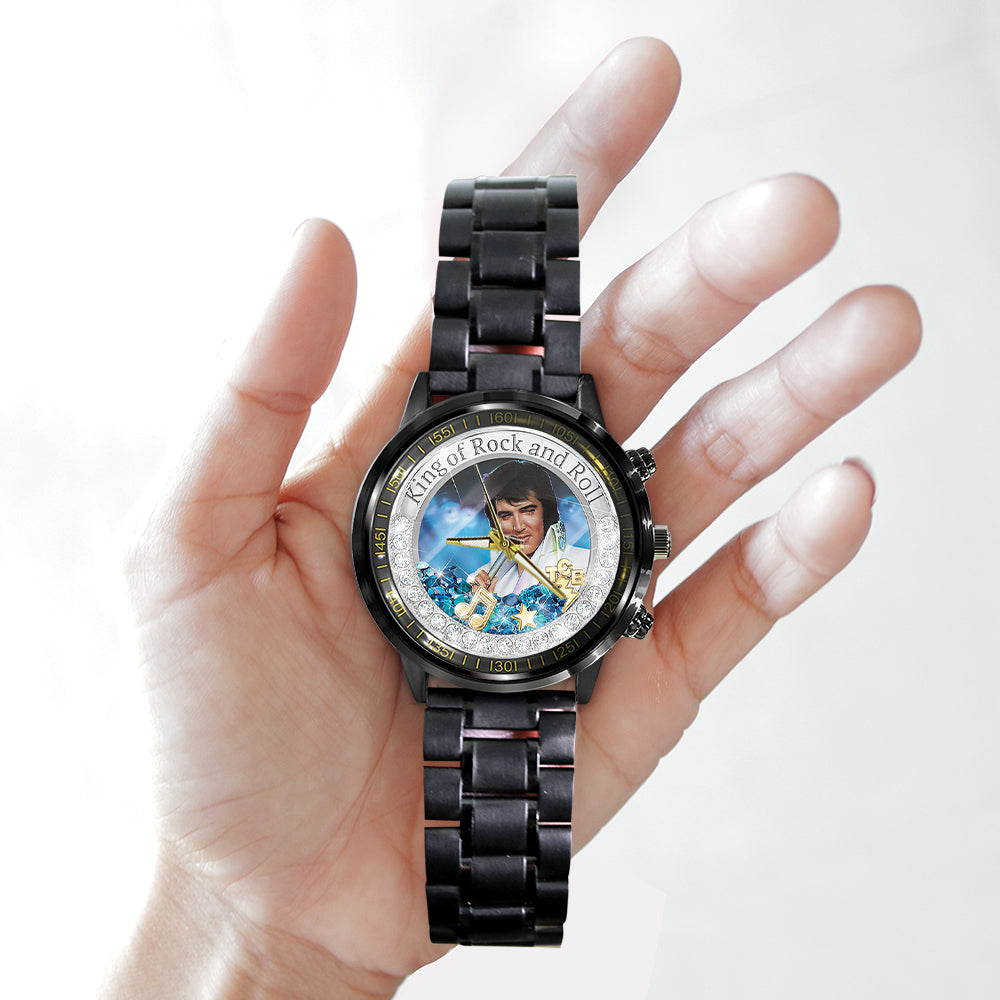 Elvis Presley Black Stainless Steel Watch – MAITM 7475