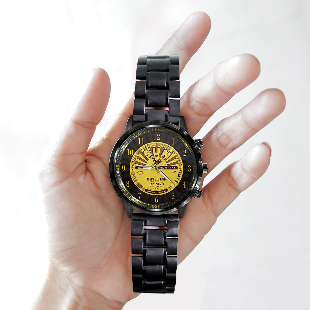 Elvis Presley Black Stainless Steel Watch – MAITM 7476