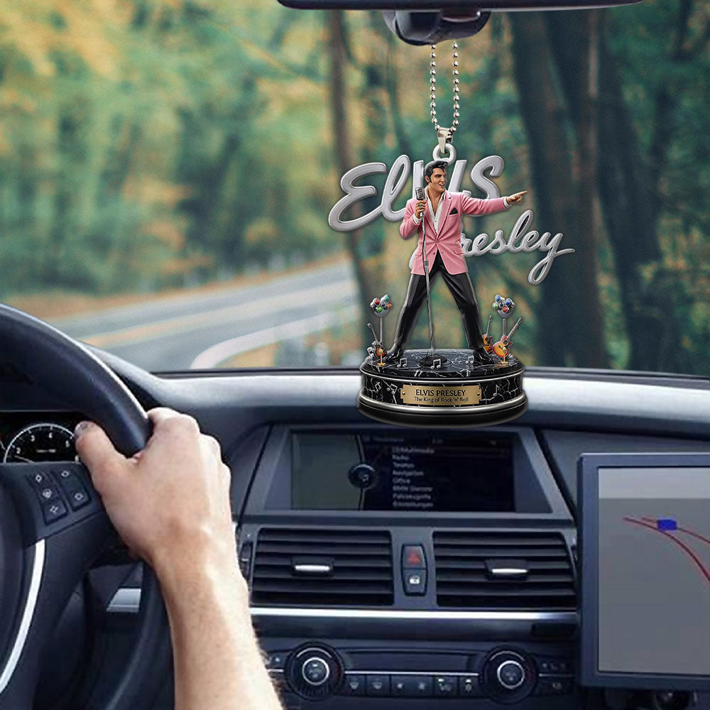 Elvis Presley Custom Shape 1-sided Acrylic Car Ornament – MAITM12623