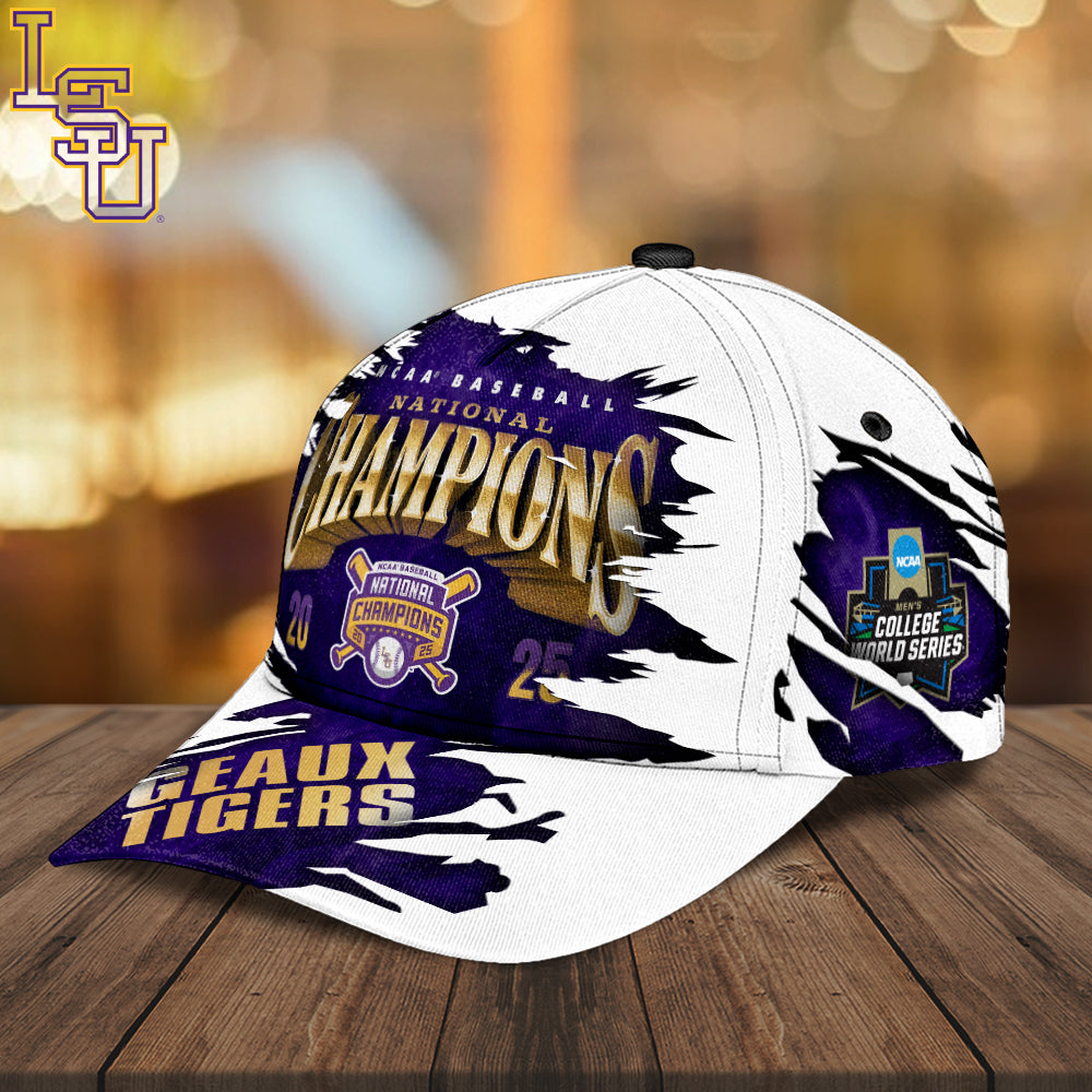 LSU Tigers Baseball 2025 National Champions Classic Cap – MAITM 11862