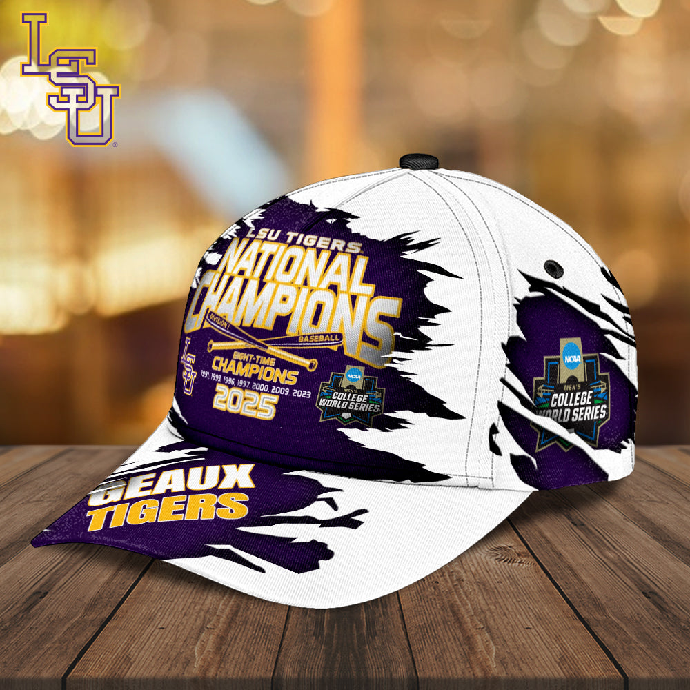 LSU Tigers Baseball 2025 National Champions Classic Cap – MAITM 11921
