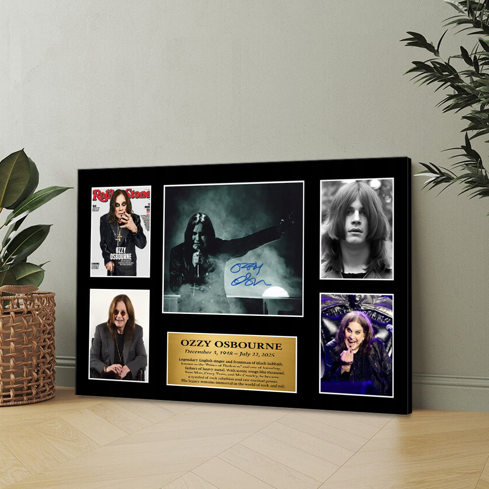 Ozzy Osbourne Rectangle Canvas With Inner Frame – MAITM 12382