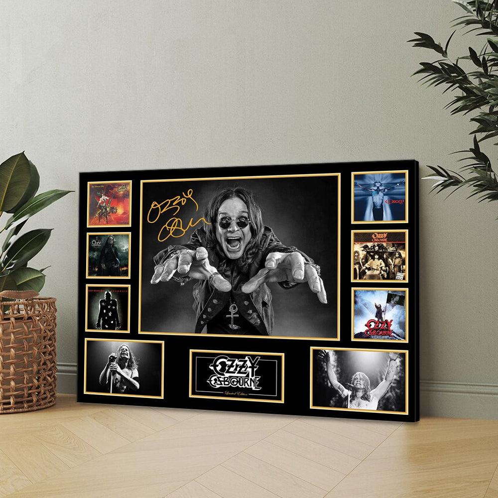 Ozzy Osbourne Rectangle Canvas With Inner Frame – MAITM12675