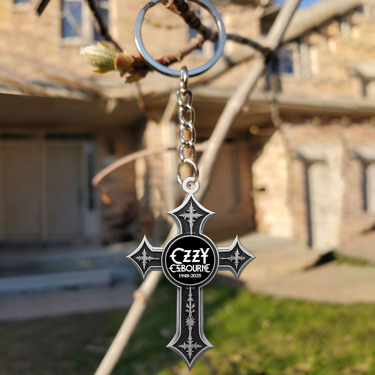 Ozzy Osbourne Custom Shape 2-sided Keychain – MAITM 12482