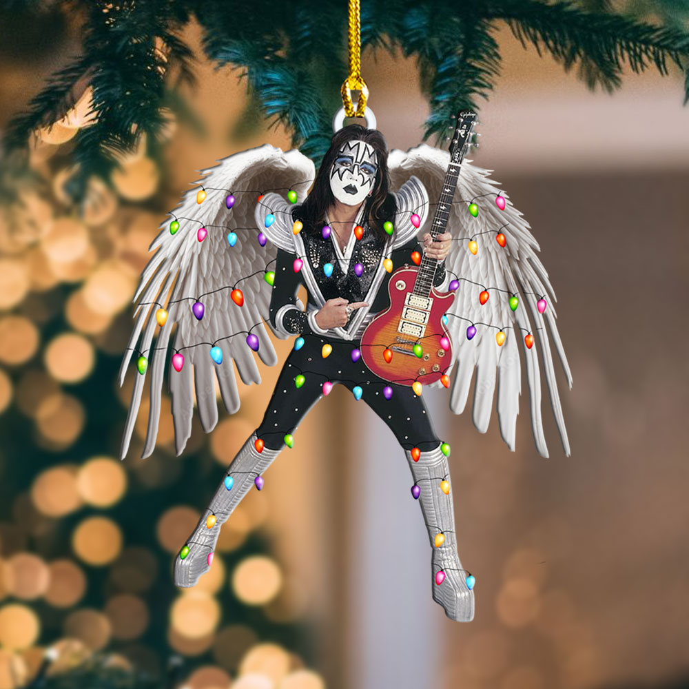 KISS x Ace Frehley Custom Shape 2-sided Acrylic Ornament – MAITM13506