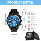 Detroit Lions x Rolex Black Stainless Steel Watch – MAITM7443
