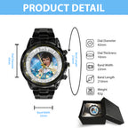 Elvis Presley Black Stainless Steel Watch – MAITM 7475