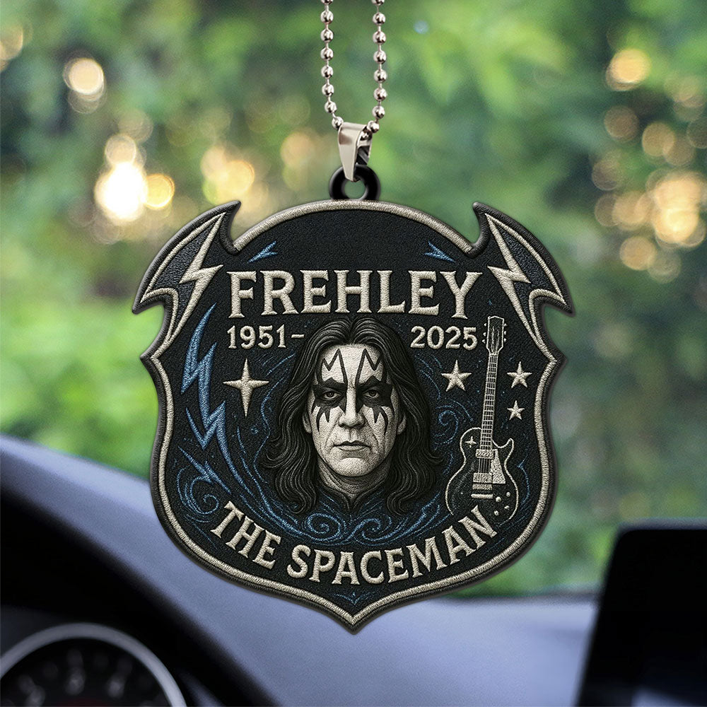 KISS x Ace Frehley Custom shape 2-sided Acrylic Car Ornament – MAITM13469