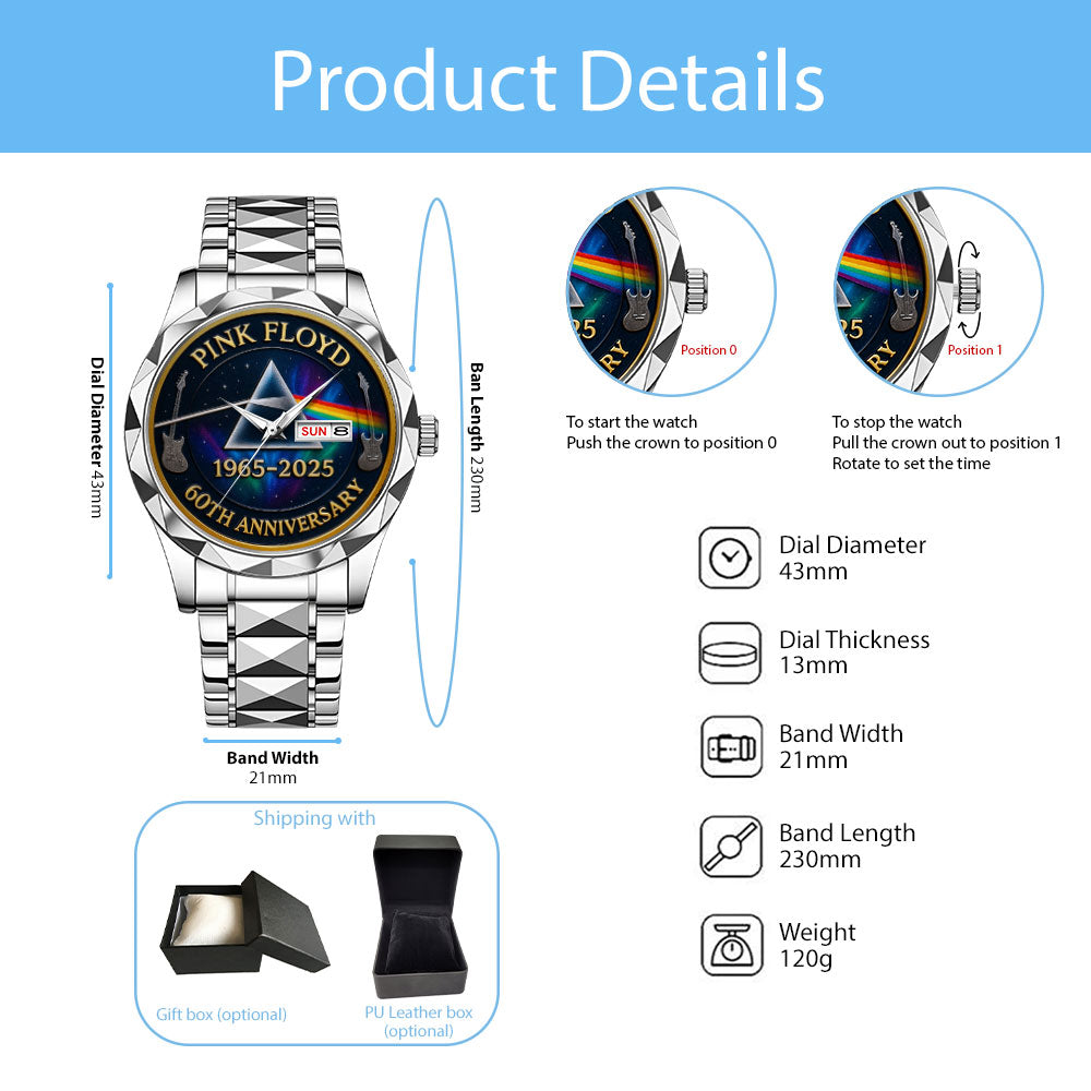 Pink Floyd Alloy Luxury Quartz Watch – MAITM 12547