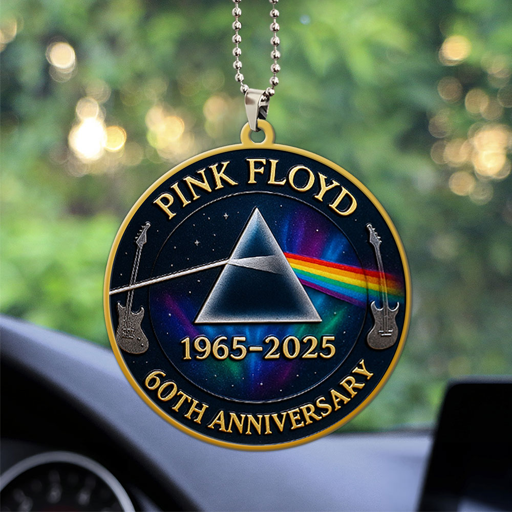 Pink Floyd Custom shape 2-sided Acrylic Car Ornament – MAITM12562