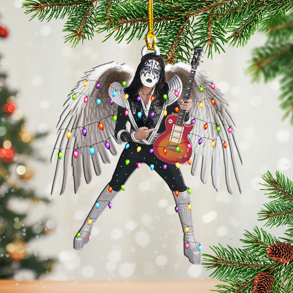 KISS x Ace Frehley Custom Shape 2-sided Acrylic Ornament – MAITM13506
