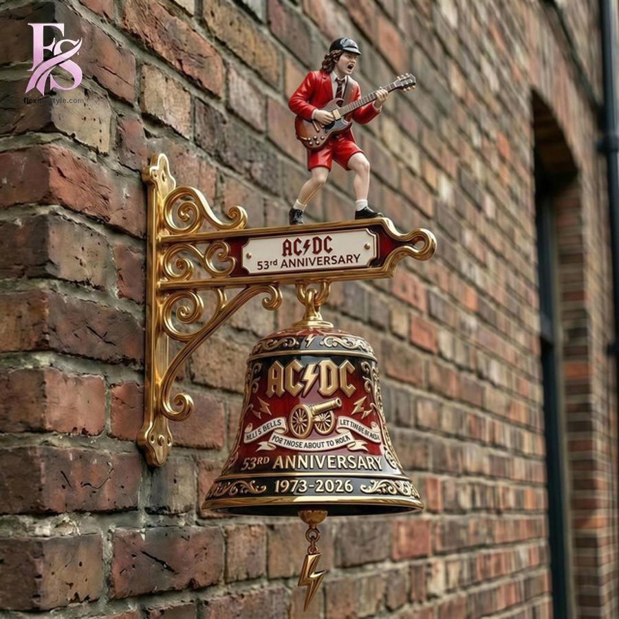 AC DC Band 53rd Anniversary Wall Bell