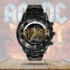AC/DC Black Stainless Steel Watch – GNE 2829
