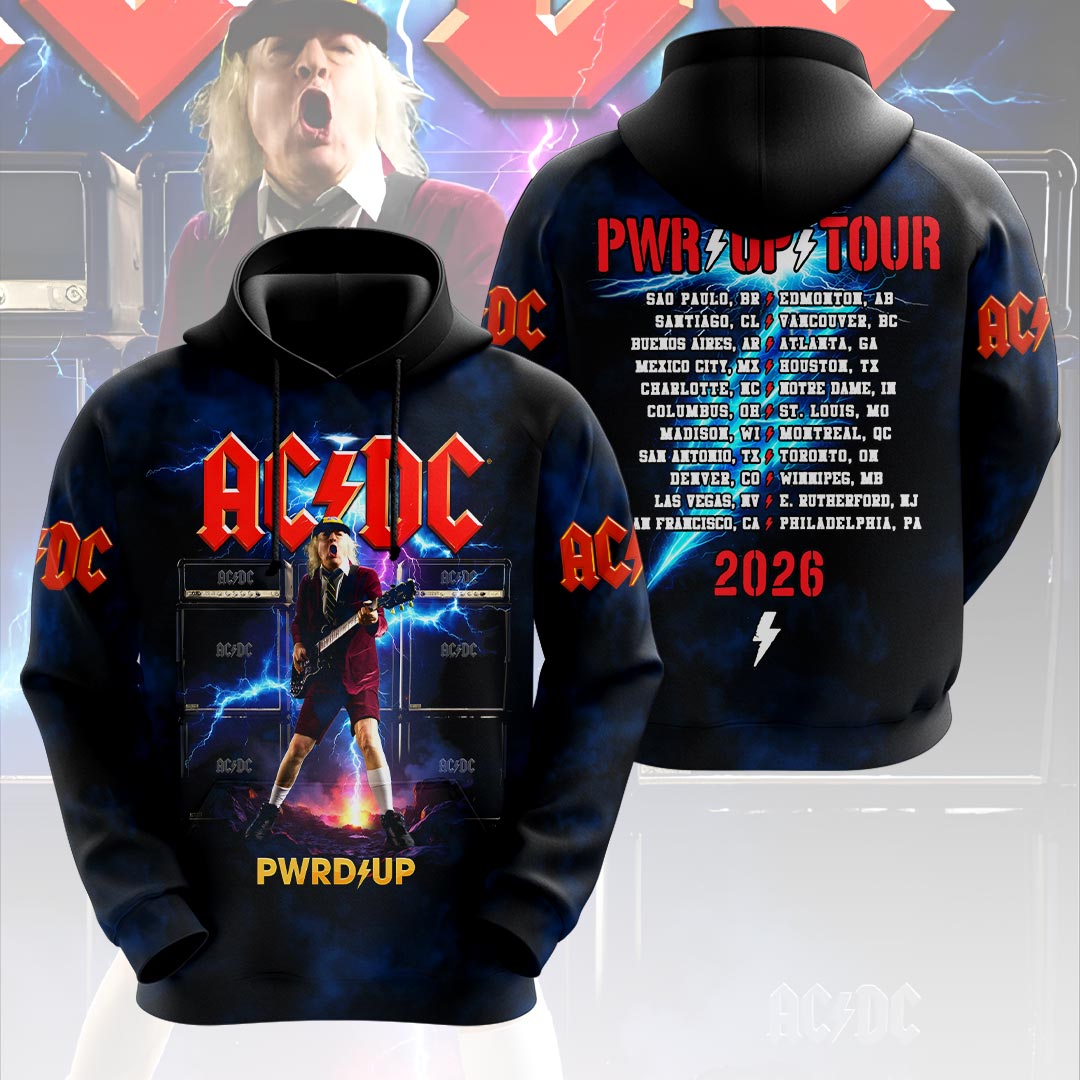 AC/DC World Tour 2026 3D Apparel – HOATT20094