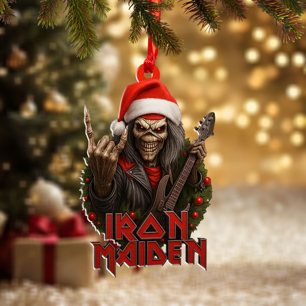 Iron Maiden Custom Shape 2-sided Acrylic Ornament – TMTHU1384