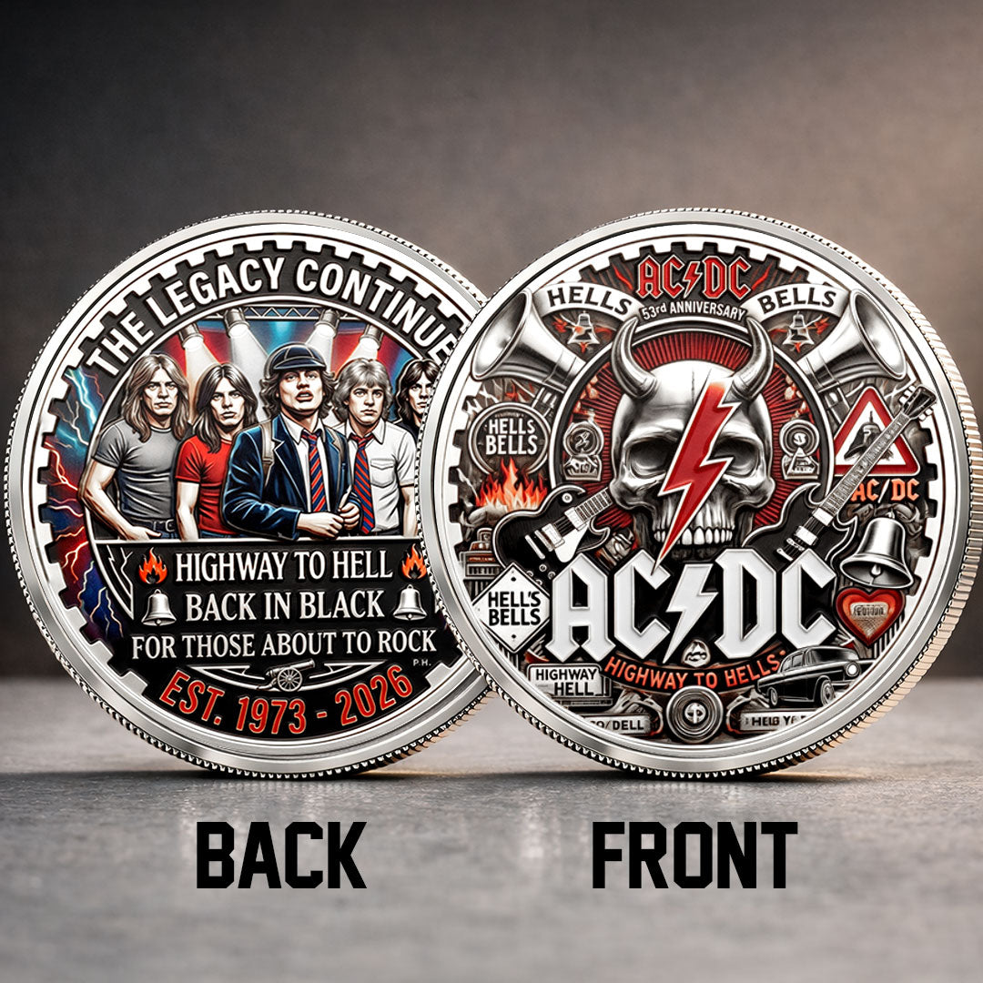 AC/DC 53rd Anniversary 2026 Commemorative Coin – TMTHU5165