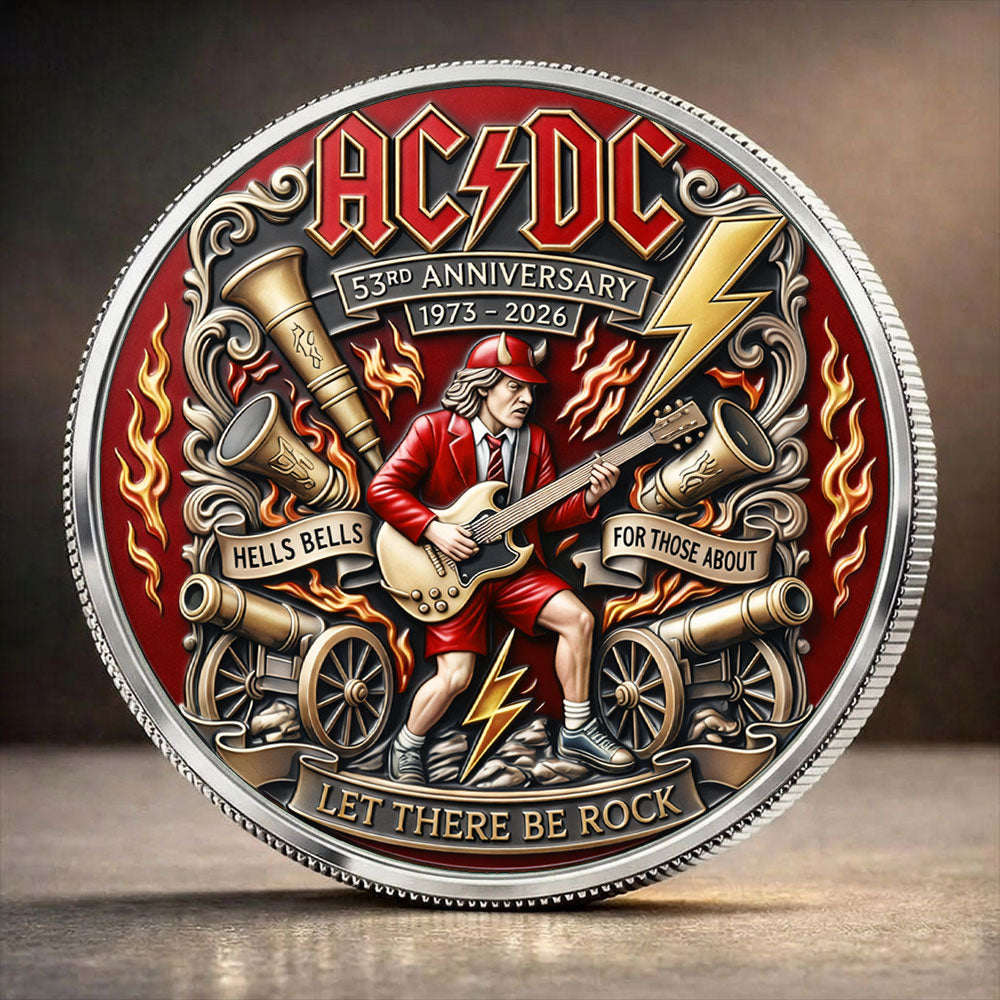 AC/DC 53rd Anniversary Commemorative Coin – TANTN21553