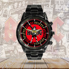 AC/DC Black Stainless Steel Watch – GNE 679