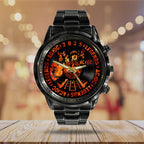 AC/DC Black Stainless Steel Watch – GNE NEW276