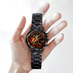AC/DC Black Stainless Steel Watch – GNE NEW276