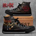 AC/DC High Top Canvas Shoes – NGHIAVT 1086