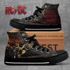 AC/DC High Top Canvas Shoes – NGHIAVT 1086