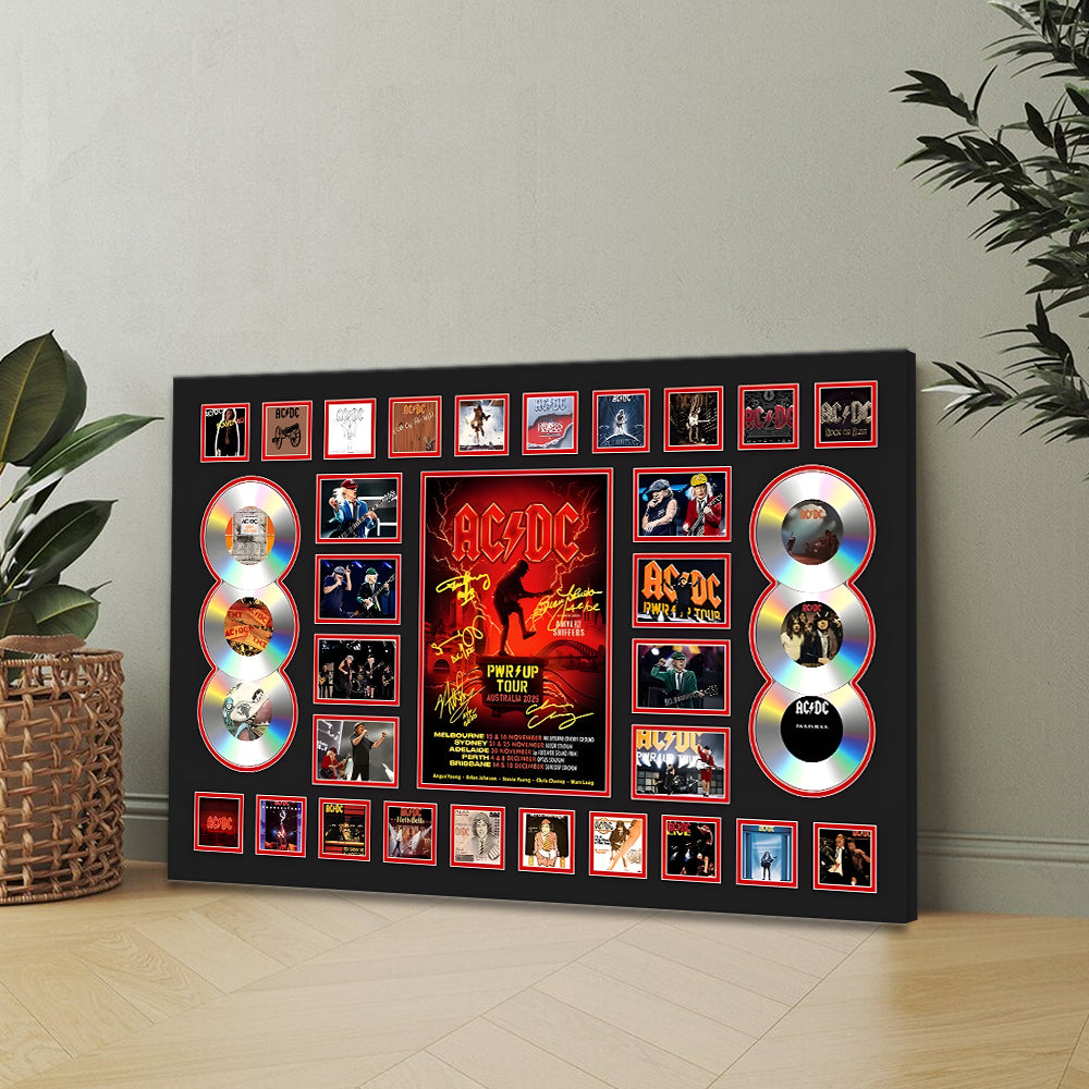 AC/DC PWR UP Tour 2025 Australia Rectangle Canvas With Inner Frame – MAITM13766