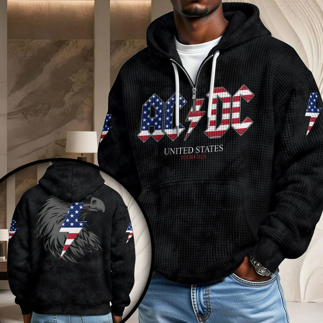 AC/DC USA PWR UP Tour 3D Unisex Waffle Hoodie – TANTN25983