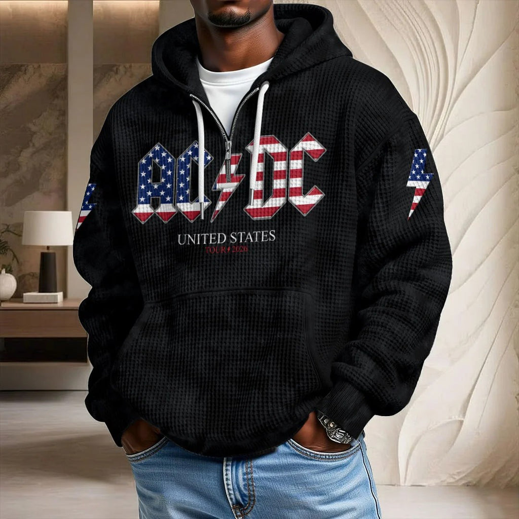 AC/DC USA PWR UP Tour 3D Unisex Waffle Hoodie – TANTN25983
