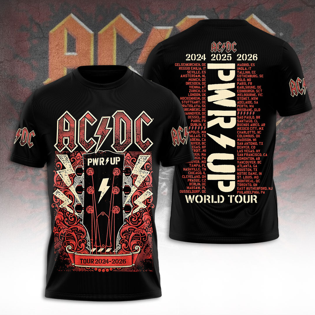 AC/DC World Tour 2026 3D Apparel – TANTN21369