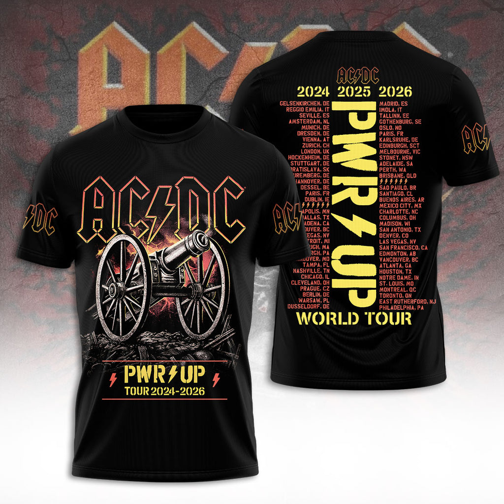AC/DC World Tour 2026 3D Apparel – TANTN21370