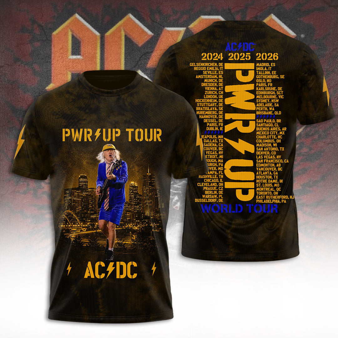 AC/DC World Tour 2026 3D Apparel – TANTN23377