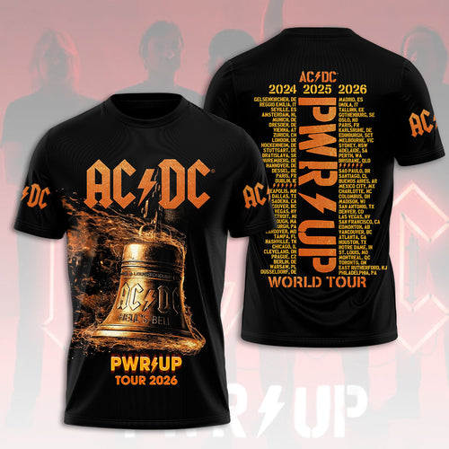 AC/DC World Tour 2026 3D Apparel – HOATT20101