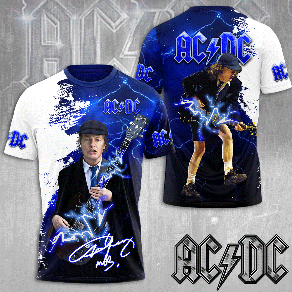 AC/DC X Angus Young 3D Apparel – MAITM 7417