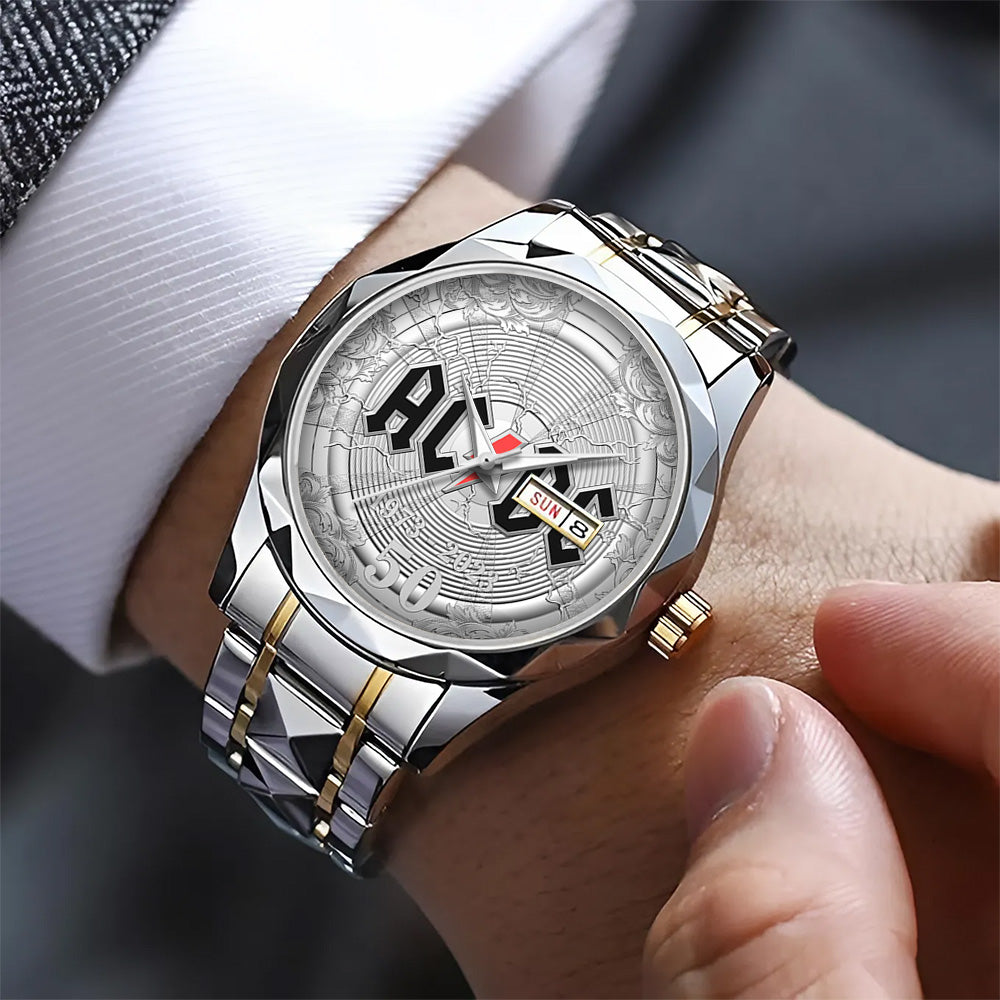 AC/DC Alloy Luxury Quartz Watch – TANTN 13794