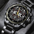 AC/DC Black Stainless Steel Watch – GNE 693