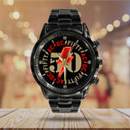 AC/DC Black Stainless Steel Watch – GNE 726