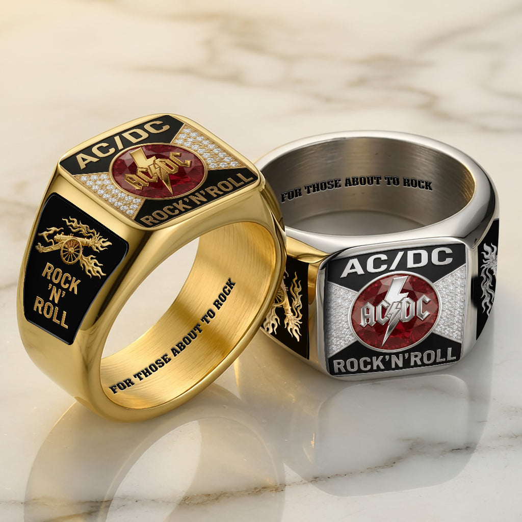 AC/DC 3D Engraved Ring – TANTN22980