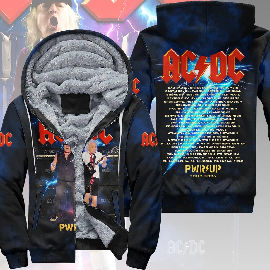 AC/DC 3D Fleece Zip Hoodie – HOATT21245
