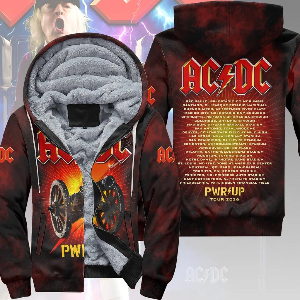 AC/DC 3D Fleece Zip Hoodie – HOATT21487